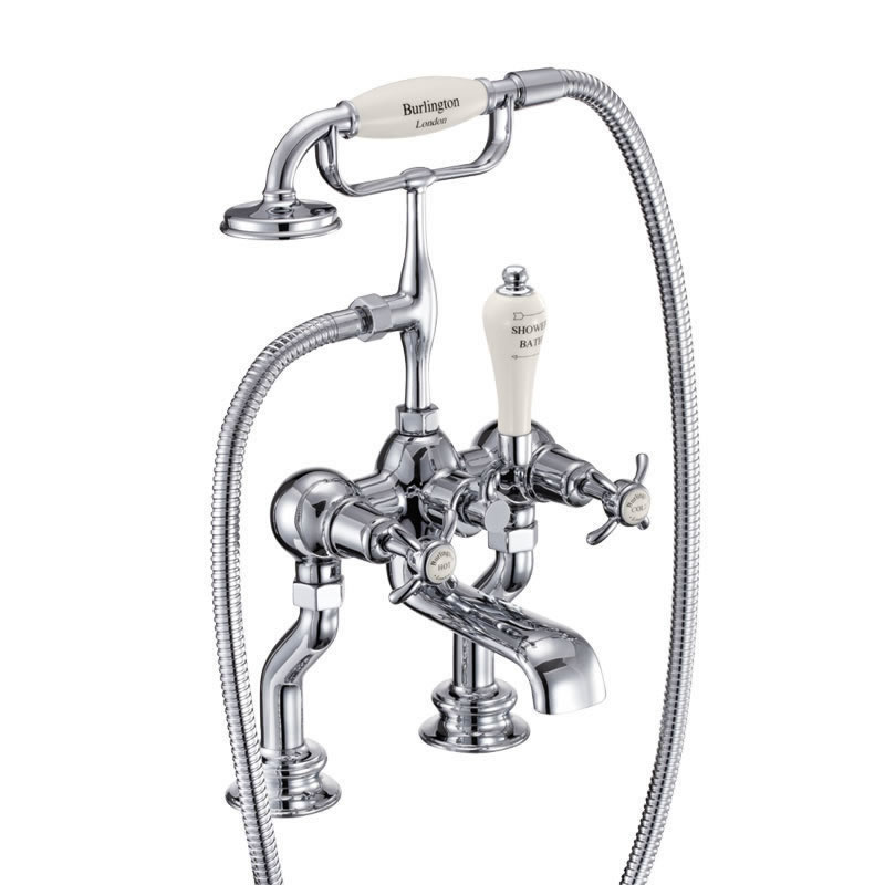 Anglesey Medici Regent bath shower mixer - deck mounted 